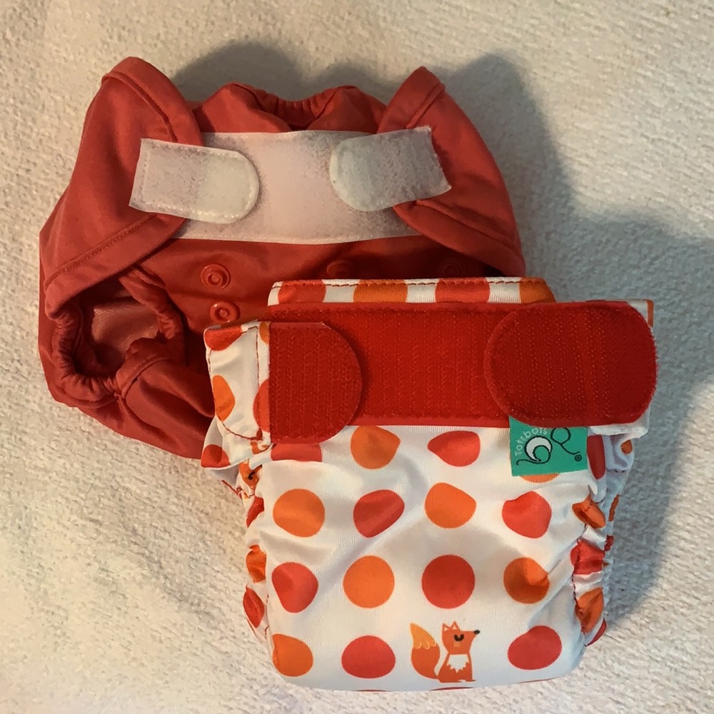 Lot of 11 Cloth Diapers - Thirsties, Swaddlebees, Totbots & Rumparooz - Picture 5 of 16